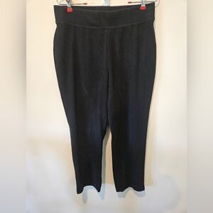 PRESWICK & MOORE WOMEN'S BLACK PULL-ON STRETCH PANTS NO POCKETS SIZE MEDIUM